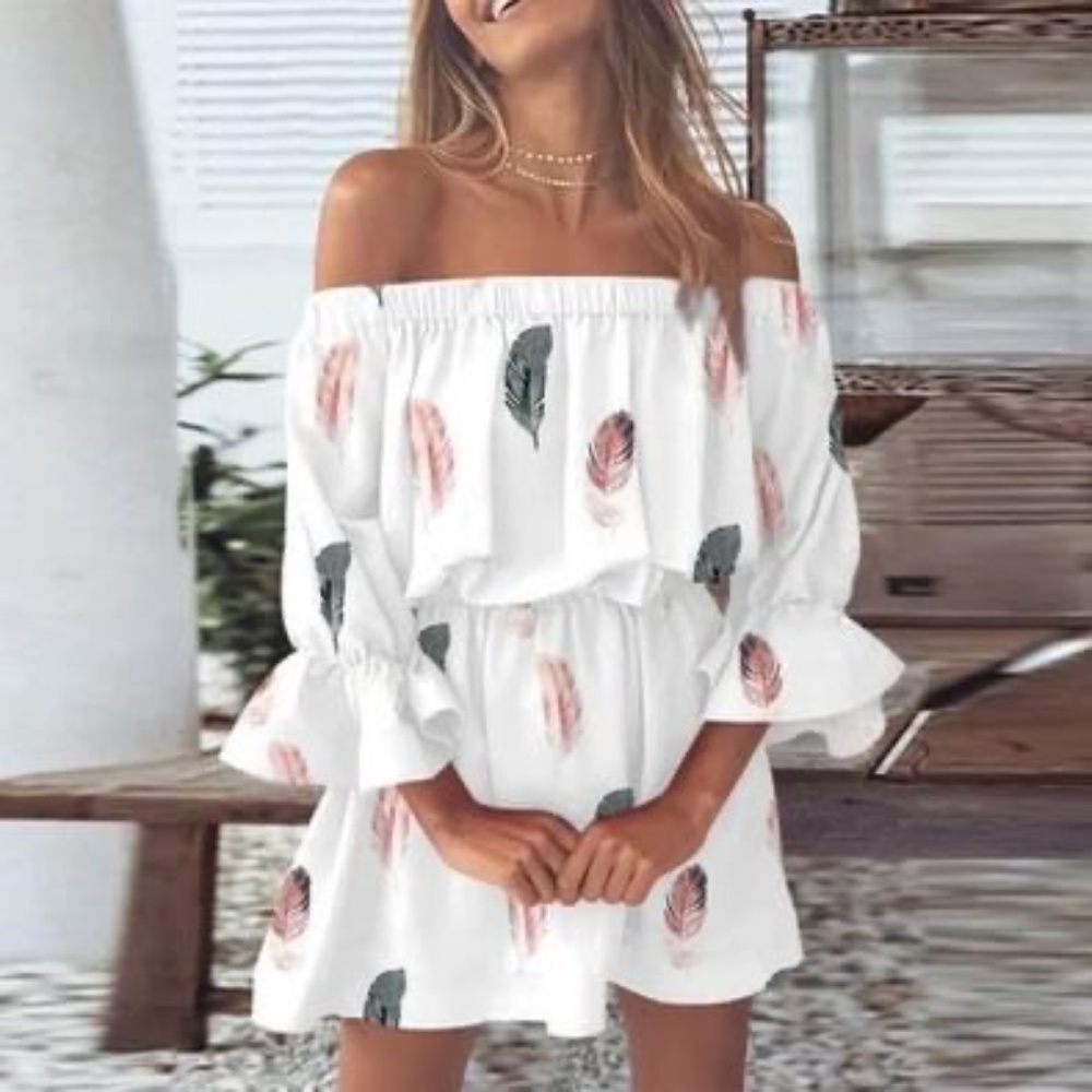 Off shoulder dress